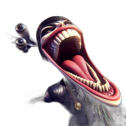 staff, creature, animal, robot transparent PNG cut-out