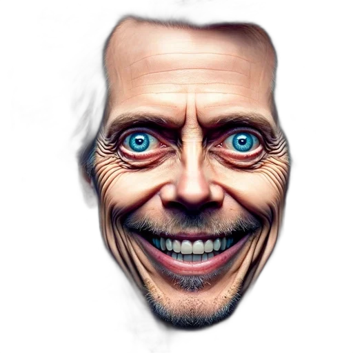 face, mask, creature, robot transparent PNG cut-out