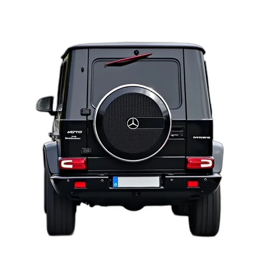 car, photorealistic, black, mercedes-benz transparent PNG cut-out