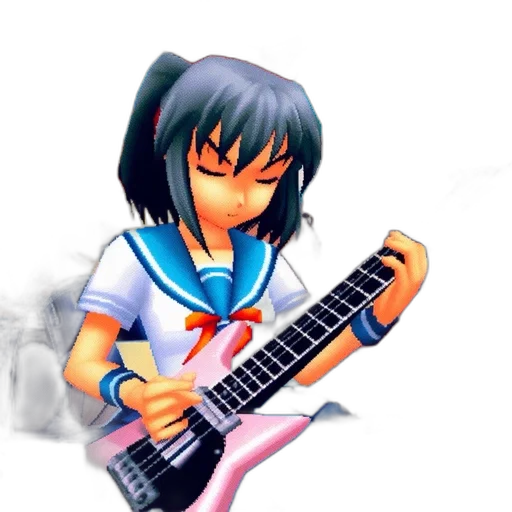 weapon, anime, 3d render, concept art transparent PNG cut-out