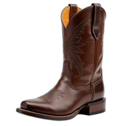 shoes, pair, brown, leather transparent PNG cut-out