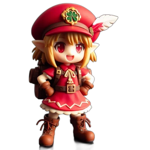 staff, hat, 3d render, concept art transparent PNG cut-out