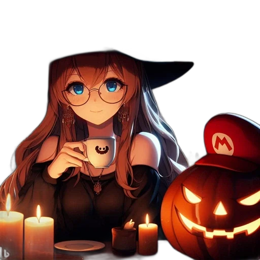 hat, mask, staff, food transparent PNG cut-out