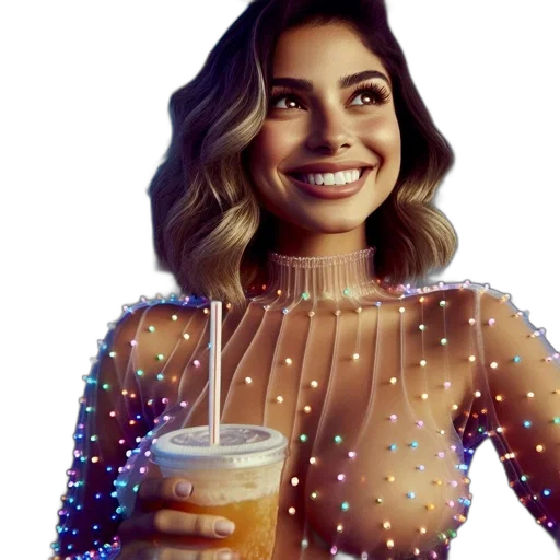 dress, jewelry, food, concept art transparent PNG cut-out