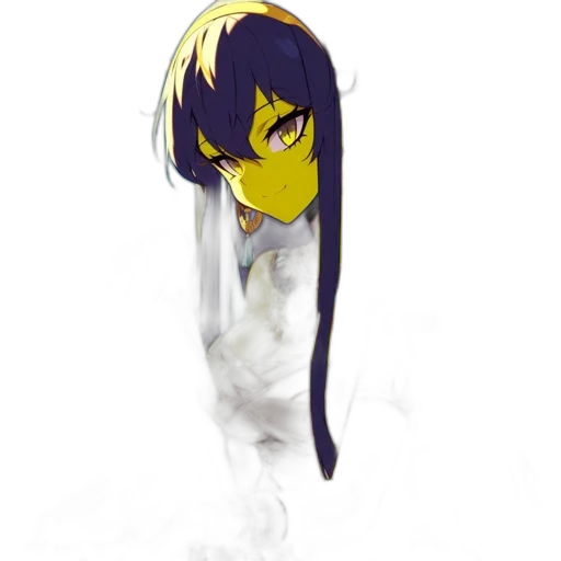 mask, staff, face, creature transparent PNG cut-out