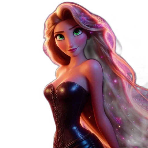 dress, fantasy art, concept art, 3d render transparent PNG cut-out