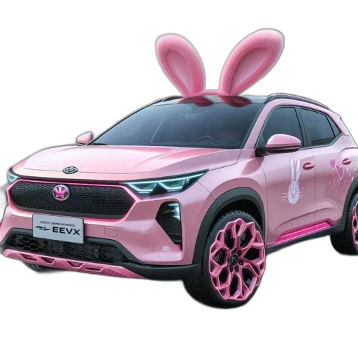 car, 3d render, concept art, cartoon transparent PNG cut-out