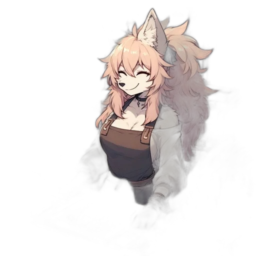 mask, creature, dress, staff transparent PNG cut-out