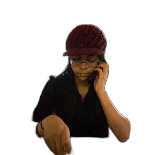 hat, staff, face, creature transparent PNG cut-out