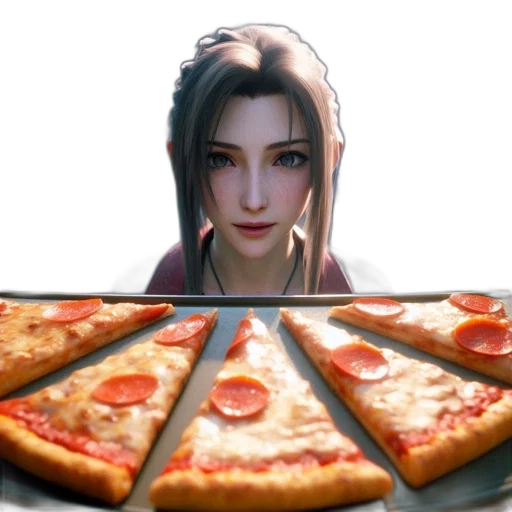 food, face, weapon, 3d render transparent PNG cut-out