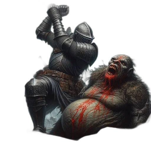 creature, concept art, fantasy art, photorealistic transparent PNG cut-out