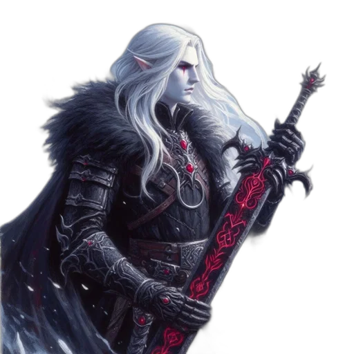 sword, dragon, staff, face transparent PNG cut-out