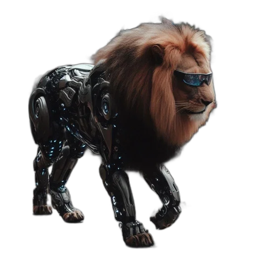 animal, creature, robot, hair transparent PNG cut-out