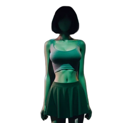 dress, 3d render, concept art, fantasy art transparent PNG cut-out