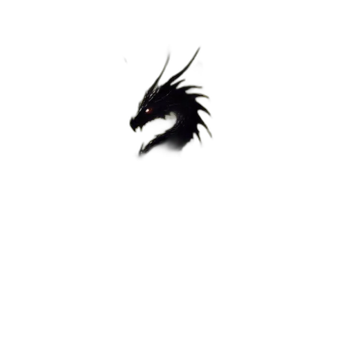 dragon, creature, hair, animal transparent PNG cut-out