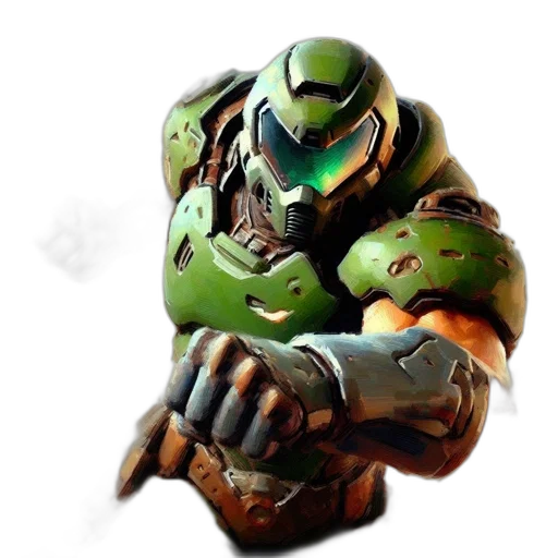 robot, weapon, mask, face transparent PNG cut-out