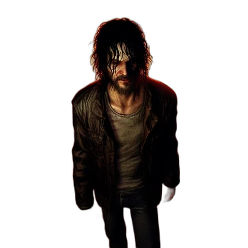 jacket, creature, concept art, pixel art transparent PNG cut-out