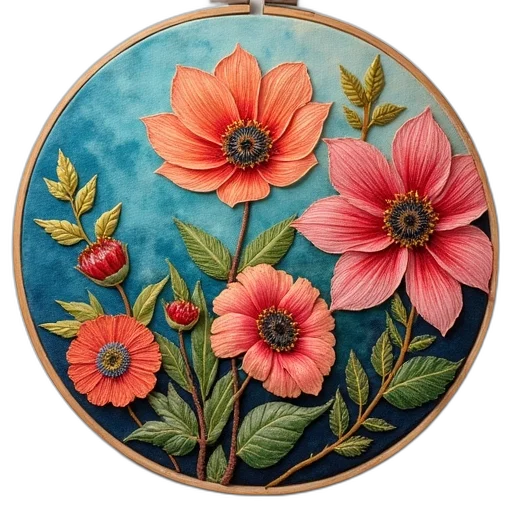 flower, jewelry, crown, oil painting transparent PNG cut-out