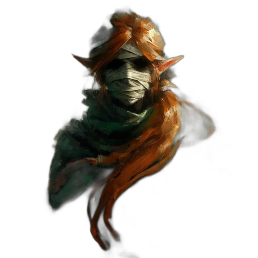 mask, face, staff, creature transparent PNG cut-out
