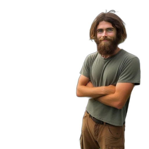 hair, staff, animal, creature transparent PNG cut-out