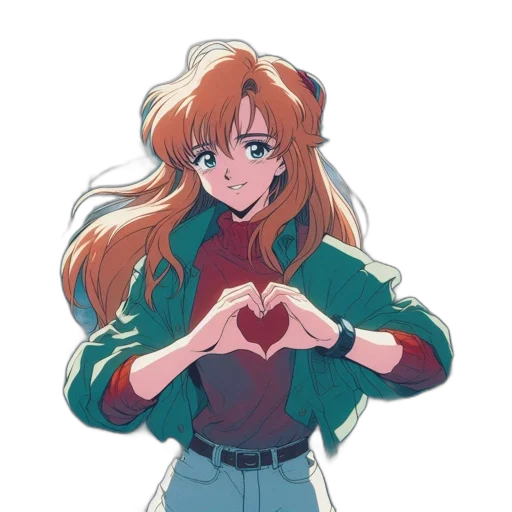 jacket, vaporwave, anime, pixel art transparent PNG cut-out
