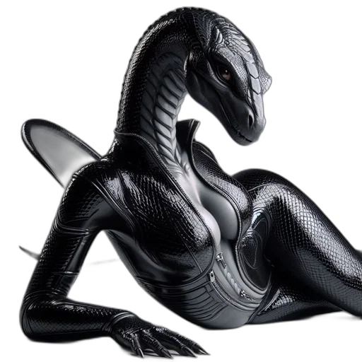dragon, creature, animal, robot transparent PNG cut-out