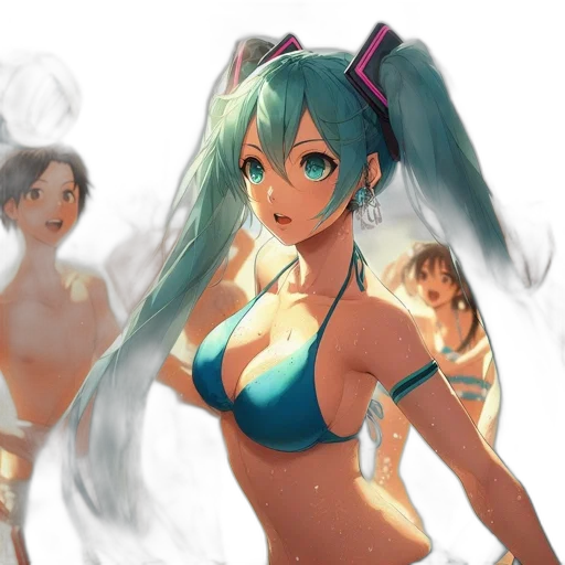 concept art, anime, fantasy art, 3d render transparent PNG cut-out