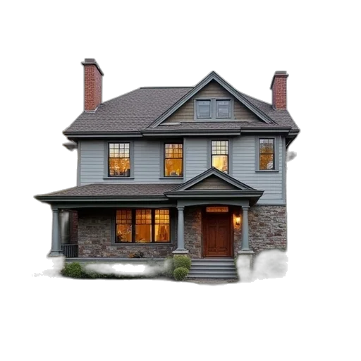 building, photorealistic, 3d render, watercolor transparent PNG cut-out