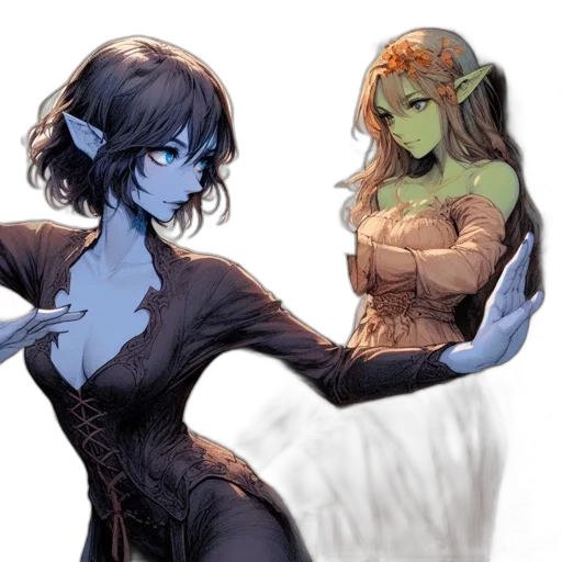 dress, mask, concept art, fantasy art transparent PNG cut-out