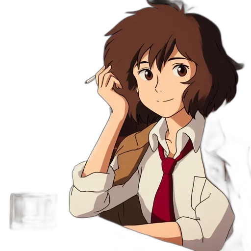 face, jacket, staff, robot transparent PNG cut-out