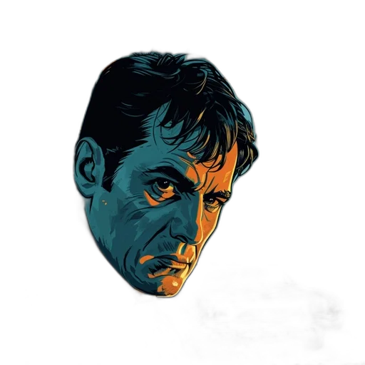 face, mask, comic book art, concept art transparent PNG cut-out