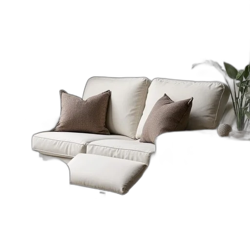 furniture, 3d render, photorealistic, earth tones transparent PNG cut-out