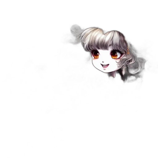 staff, creature, hair, face transparent PNG cut-out