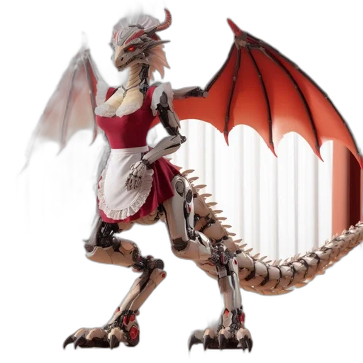 dragon, creature, robot, concept art transparent PNG cut-out