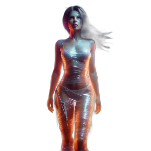 dress, creature, robot, concept art transparent PNG cut-out