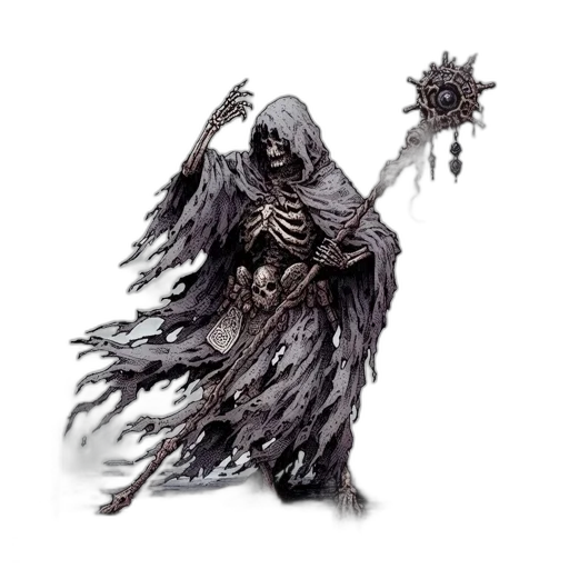 staff, creature, mask, weapon transparent PNG cut-out