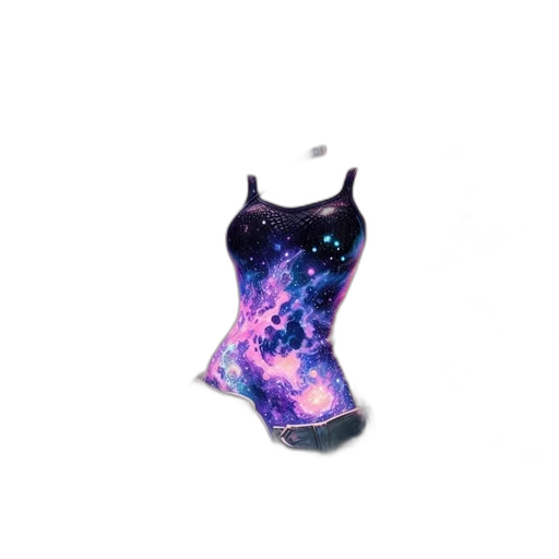 dress, shoes, bottle, vaporwave transparent PNG cut-out