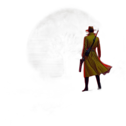 hat, staff, sword, umbrella transparent PNG cut-out