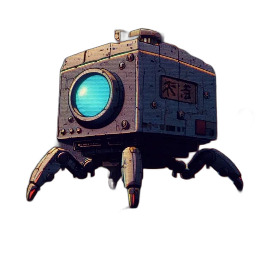robot, weapon, creature, mask transparent PNG cut-out