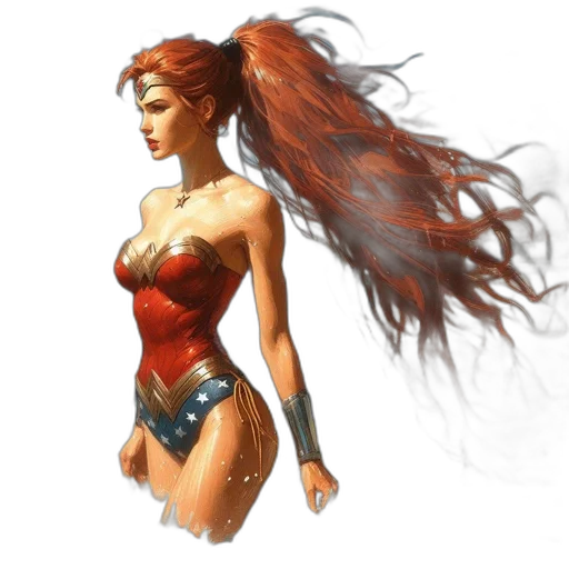 dress, comic book art, concept art, fantasy art transparent PNG cut-out