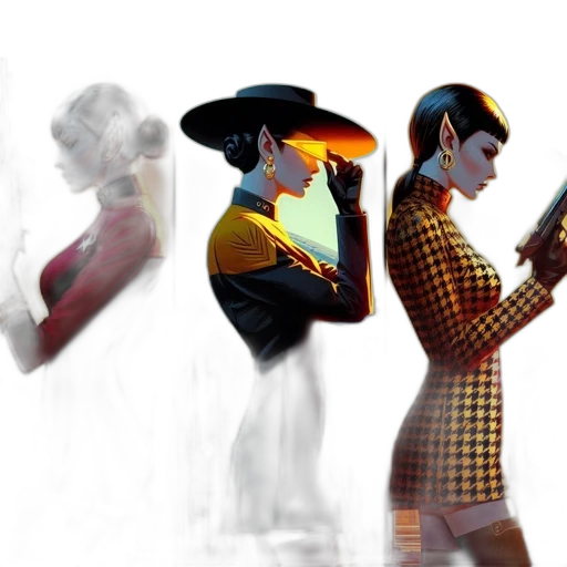 concept art, 3d render, comic book art, fantasy art transparent PNG cut-out