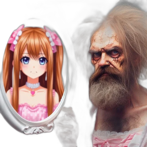 mask, creature, face, hair transparent PNG cut-out