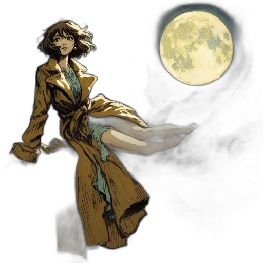 dress, staff, concept art, fantasy art transparent PNG cut-out