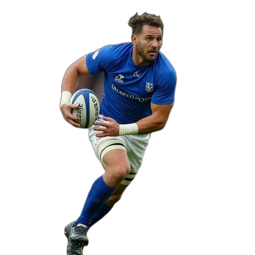 professional, rugby, player, blues transparent PNG cut-out