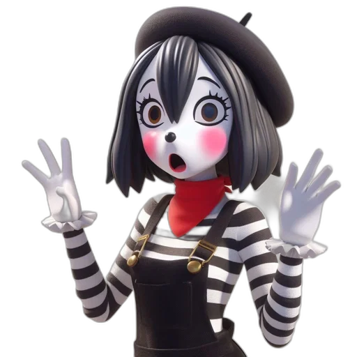 mask, hat, staff, creature transparent PNG cut-out