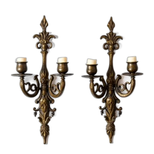 jewelry, 3d render, pair, ornate transparent PNG cut-out