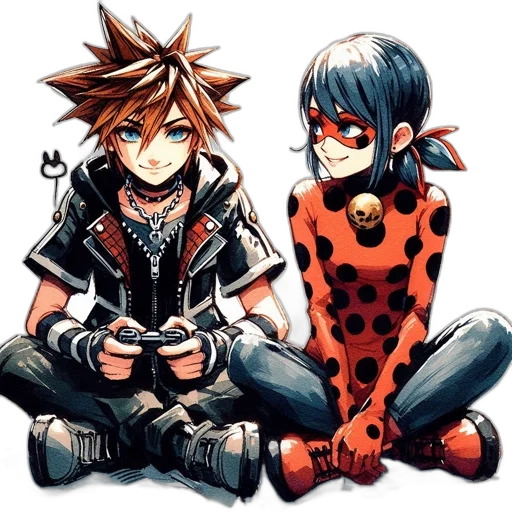 comic book art, concept art, anime, cartoon transparent PNG cut-out