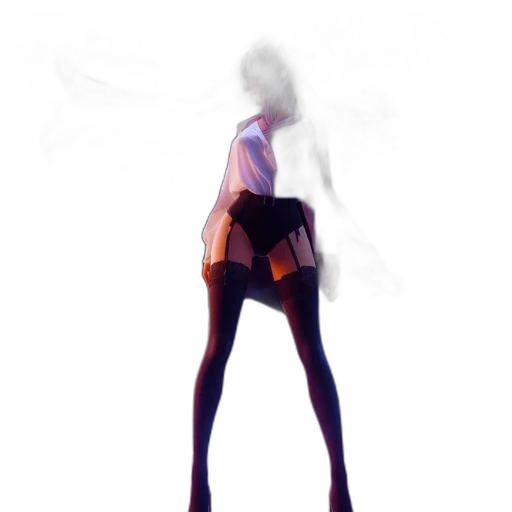 dress, jacket, robot, creature transparent PNG cut-out