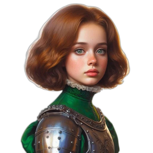 robot, face, crown, hair transparent PNG cut-out