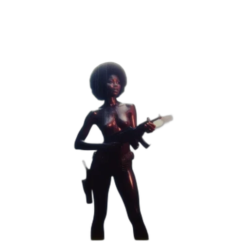 staff, weapon, robot, hair transparent PNG cut-out
